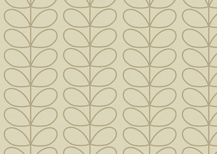 Orla Kiely Linear Stem, Natural - Twist&Fit Roller Blind - Image 6